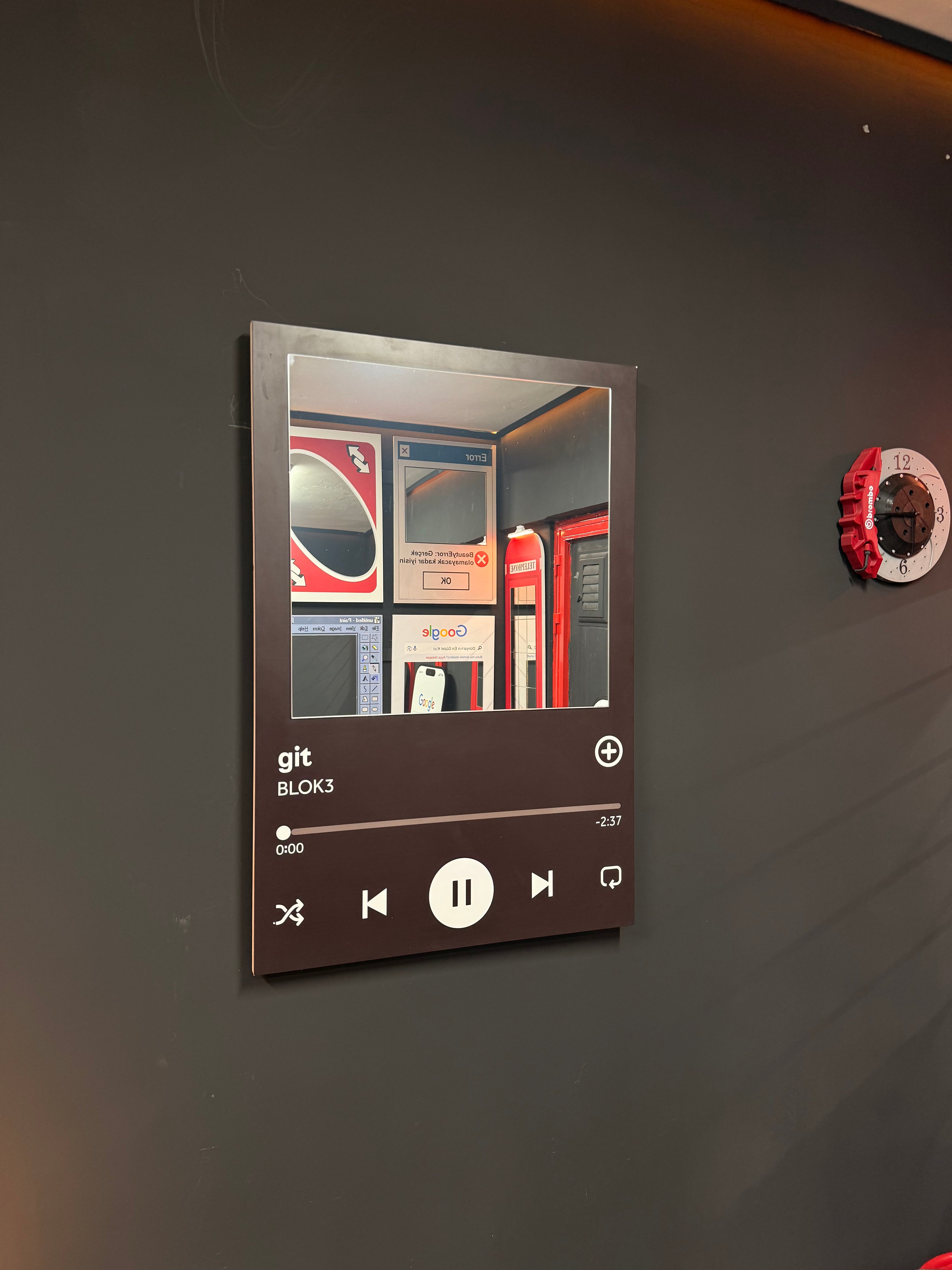 Spotify Kişiselleştirilebilir Ayna