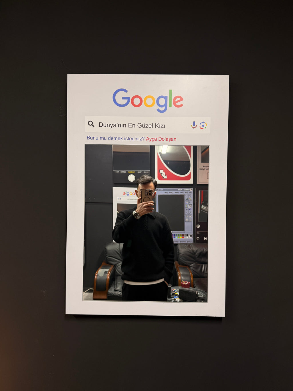 Google Kişiselleştirilebilir Ayna