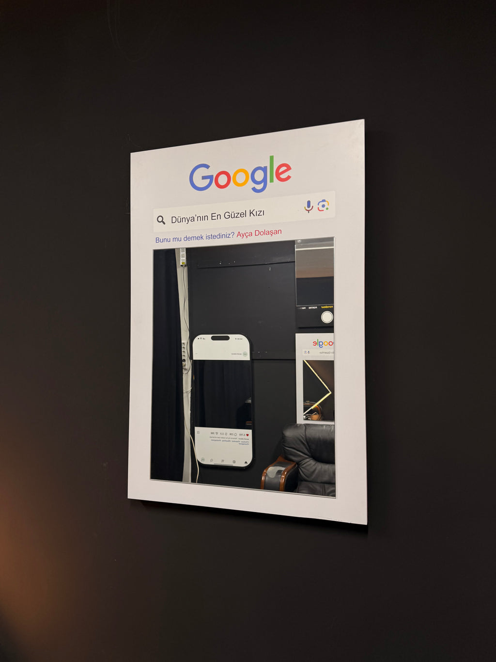 Google Kişiselleştirilebilir Ayna