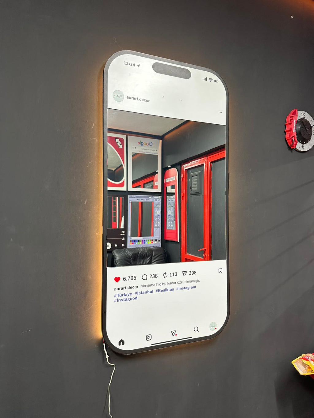 Instagram Kişiselleştirilebilir Ayna