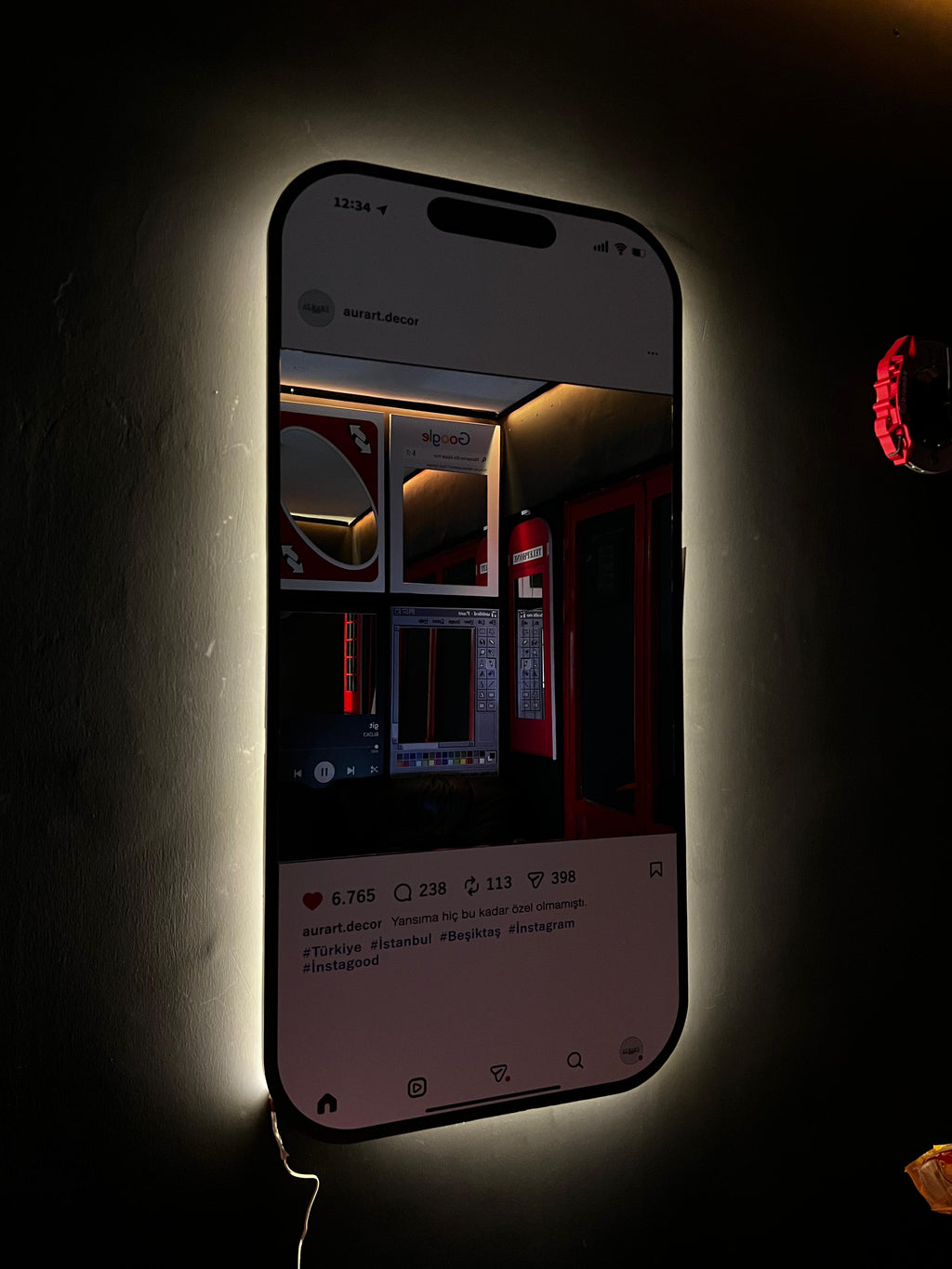 Instagram Kişiselleştirilebilir Ayna